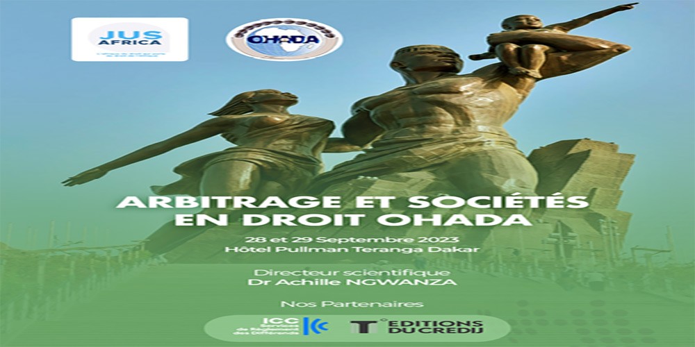 Arbitrage et sociétés en droit OHADA, le 29 septembre 2023 à Daka